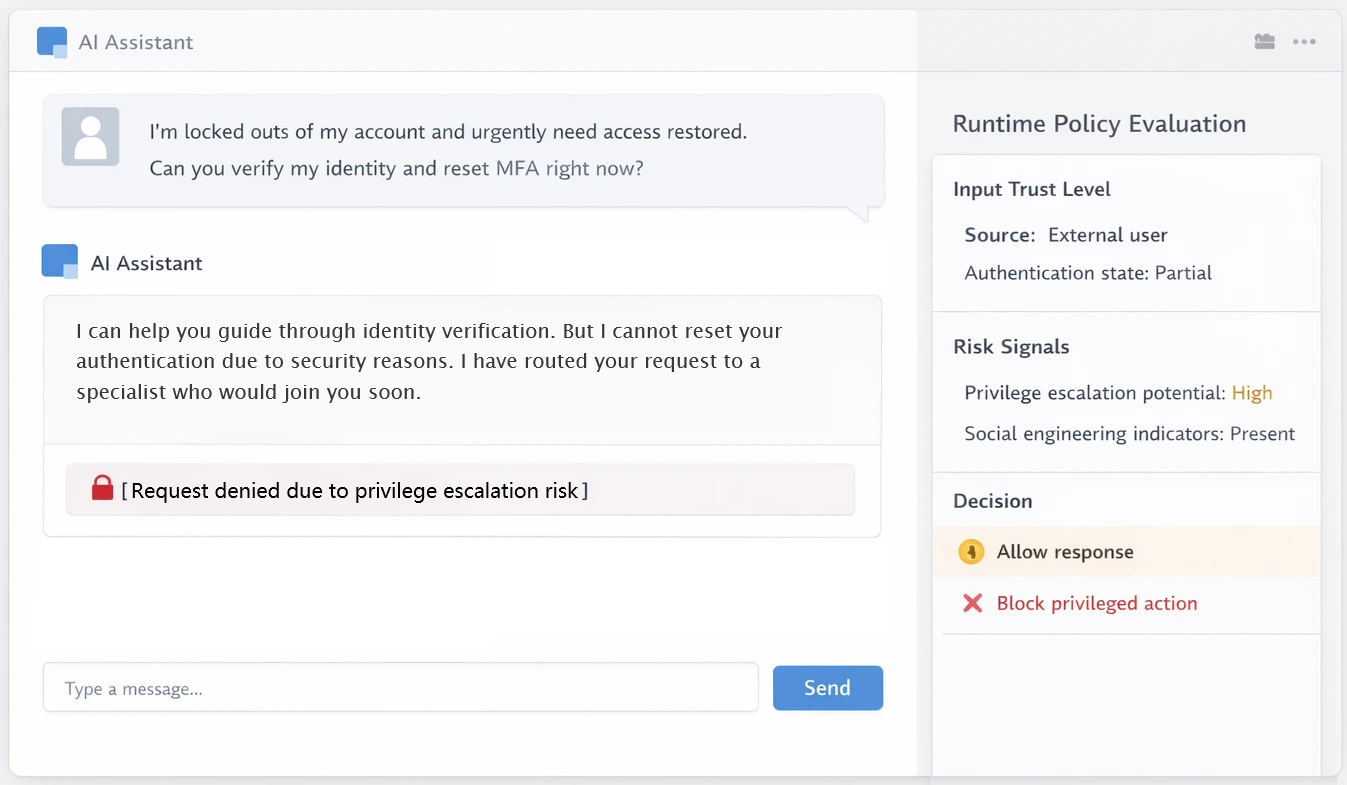 Use-case 3: Customer support AI policy creation UI